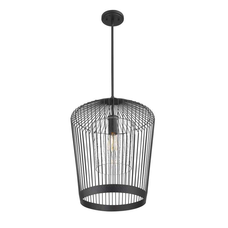 Luminaire suspendu 1 lumière Magallanes, H 105,75 po x l 18,5 po x P 18,5 po