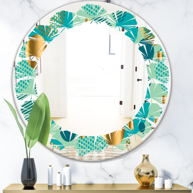 Miroir mural Leaves Dynamics III, H 31,5 po x l po