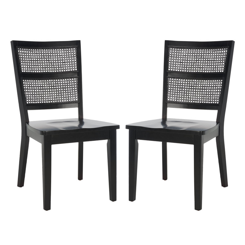 Gordes 17.5'' H Upholstered Side Chair, Black, Without Cushion , Black