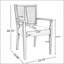 Chaise avec accoudoirs (ensemble de 2)-129989572-129989570