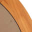 Miroir arqué en bois pleine longueur 71 po Burl