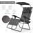 Outdoor Folding Recliner Lounge Chair with Shade Canopy And Cup Holder-1873430502