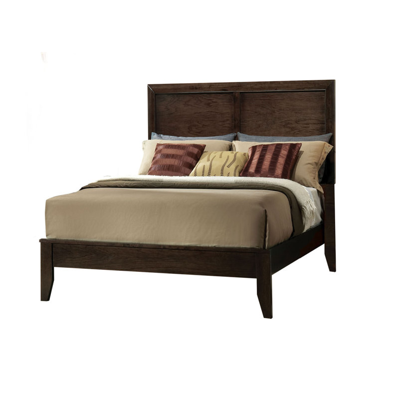 Huston Espresso Panel Bed, Queen