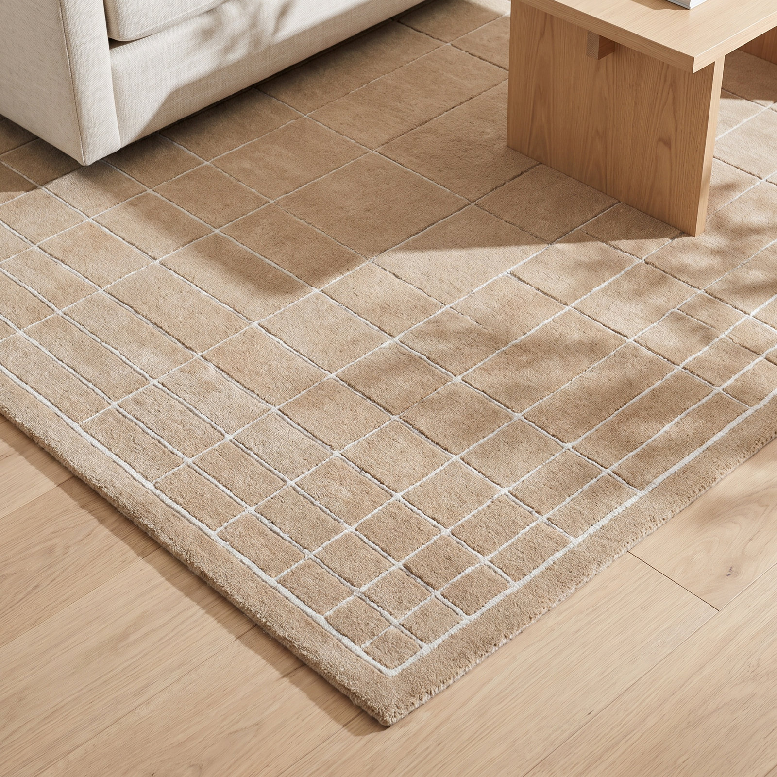 Mallory Hand-Tufted Geometric Area Rug, Rectangle 8' x 10'