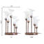 Lampe de table chandelier 19,5 "H Calla