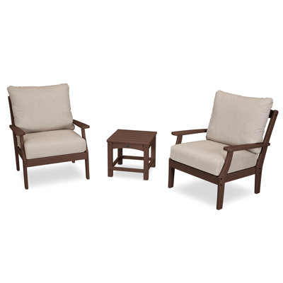 Yacht Club 3-Piece Deep Seating Set