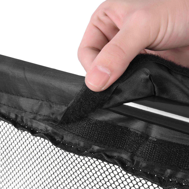 Housse de remplacement en filet pour chariot de rangement pour piscine Rolling Mesh, Noir, noir, noir, noir