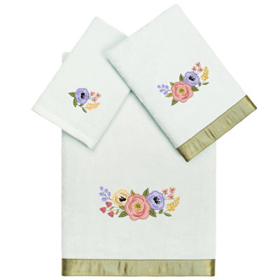 Ensemble de serviettes 3 pièces en coton turc