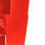 Coffre à outils rouge verrouillable avec 4 roues universelles - armoire de rangement en métal pour réparation-1264033574