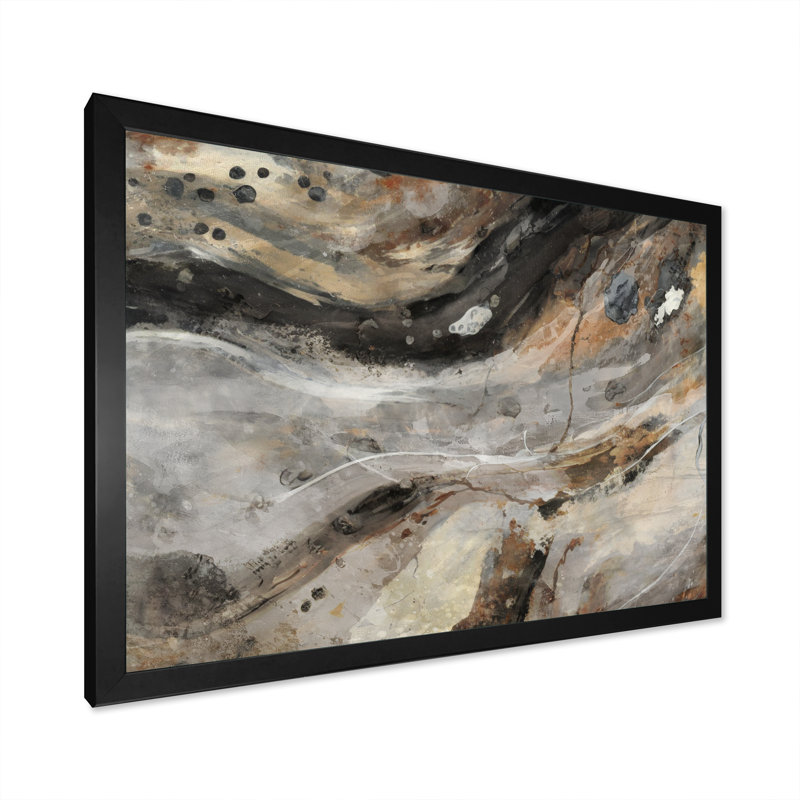 «Morning Effervescence III», reproduction sur toile, Cadre simple noir, H 12 po x l 20 po x P 1 po