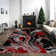 Galaxy Series Abrstract Black/Gray/Ivory/Beige Area Rug