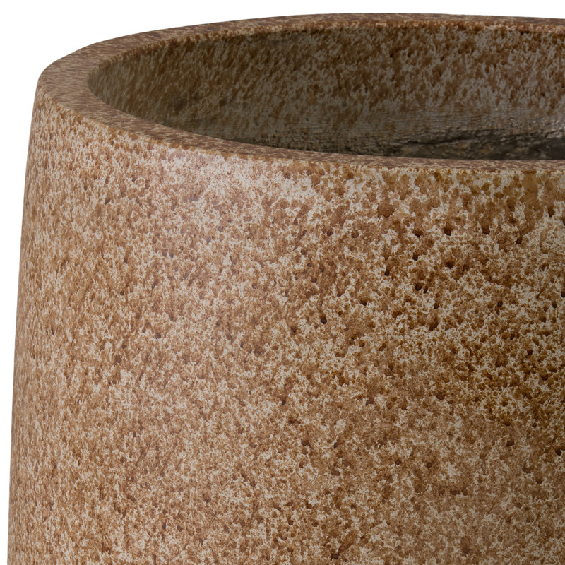 Opus Terrazzo Moss Terrazzo Round Planter, 22" H x 20" W x 20" D