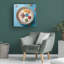 Art mural sur toile tendue - «Morning Dunk» de Lucia Heffernan pour décoration de salon, de chambre à coucher ou de bureau - 24 x 24
