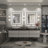 Molly Black Metal Framed LED Front Light and Backlit Anti-Fog Wall Bathroom/ Vanity Mirror-143579542