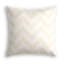 Puttin' on the Glitz Linen Blend Chevron Square Pillow Cover & Insert-1298829295