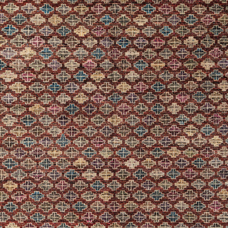 Tapis abstrait moderne 4894, Carré 7 pi