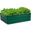 Lit de jardin surélevé 40 po x 32 po avec plantes et fleurs-1810461525