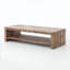 Table basse rectangulaire en bois massif-100833200