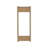 Natural Oak Towel Rack With Wall-Mounted Design