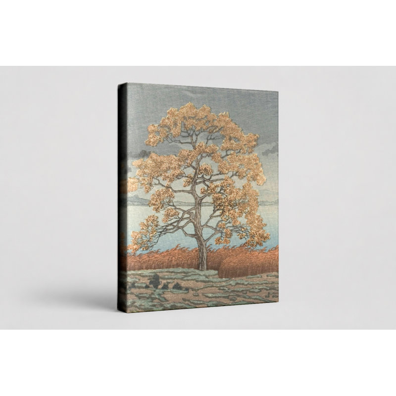 «Autumn Wind at Lake Suwa», art mural sur toile, L 16 po x H 20 po