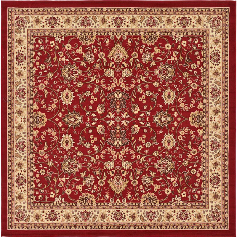 Zayandeh Oriental Indoor Rug, Square 8'