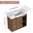 24'' Single Bathroom Vanity with Ceramic Top