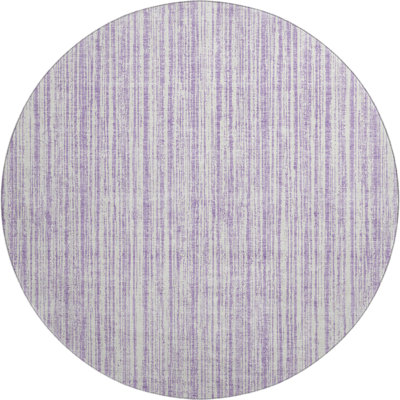 Premium Machine Washable Prisco Lavender Rug
