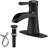 Single-Hole Single-handle Bathroom Faucet with Drain Assembly-70765950