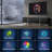 TV Console With Storage Cabinets, Remote Control, APP Control LED TV Stand, Full RGB Colour Selection, 31 Modes Changing Lights Modern Entertainment Centre (Black, For 75 Inches TV)
