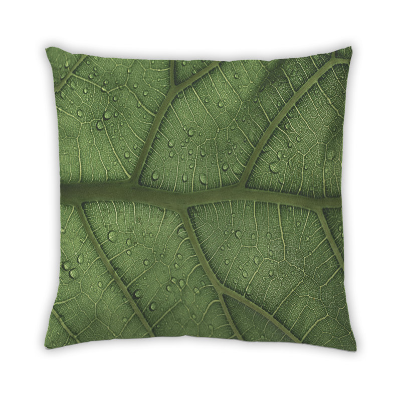 Coussin décoratif Color Focus Green 15, Synthétique