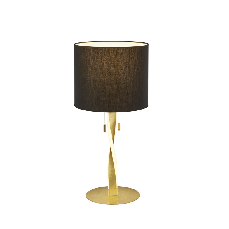 Icarus Metal Table Lamp, Black, Gold