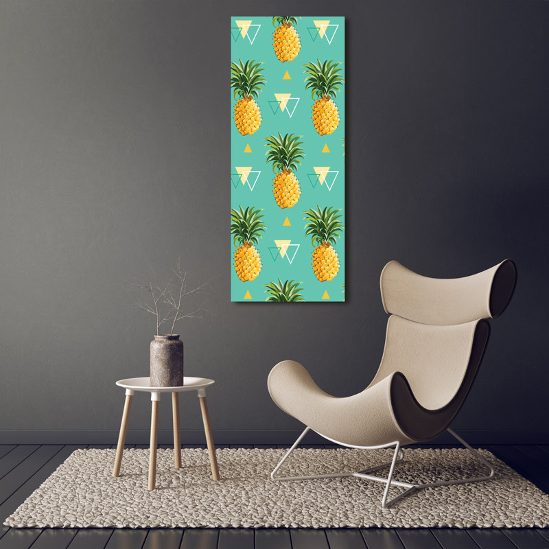 Pineapples - Wrapped Canvas Print