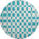 Premium Machine Washable Prisco Teal Rug