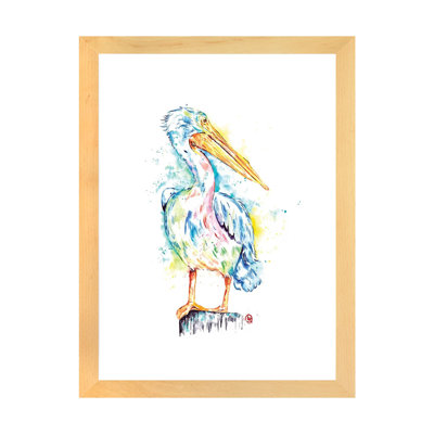 «Pelican» par Lisa Whitehouse - impression d'art graphique