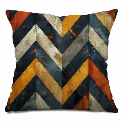 Coussin abstrait, sergé de coton Art
