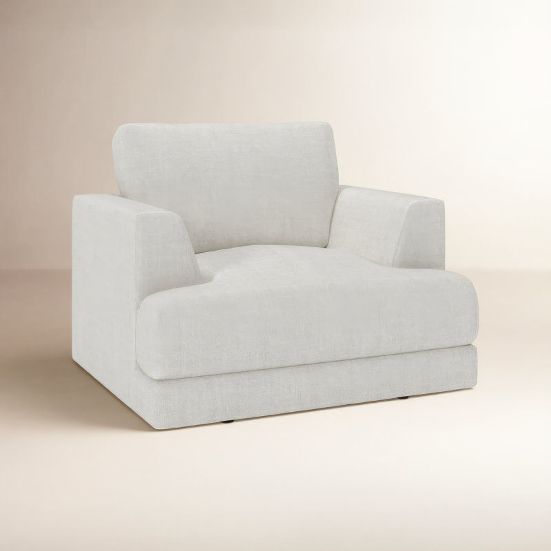Laguna Upholstered Accent Chair, Monique Oyster Textured Chenille