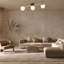 Wodina 3 - Light Geometric Chandelier-584742435-584742432