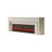 White Solid Wood TV Cabinet Fireplace-118326185