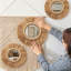 Ensemble de miroirs muraux Boho Rapia