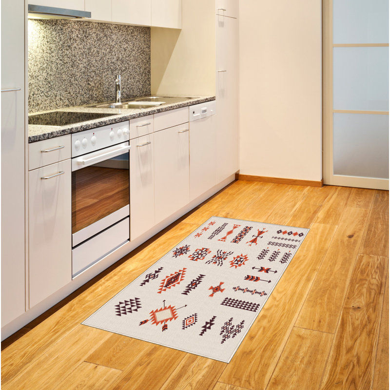 Tapis décoratif Tribal, Rectangle 2 pi 7 po x 5 pi