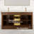 Ilsa 60"W X 18"D Double Sink Bathroom Vanity With White Carrara Quartz Countertop And Undermount Porcelain Sinks-1468328316