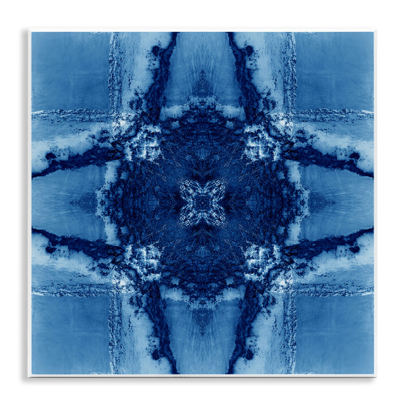 Art mural bleu par El Perkin