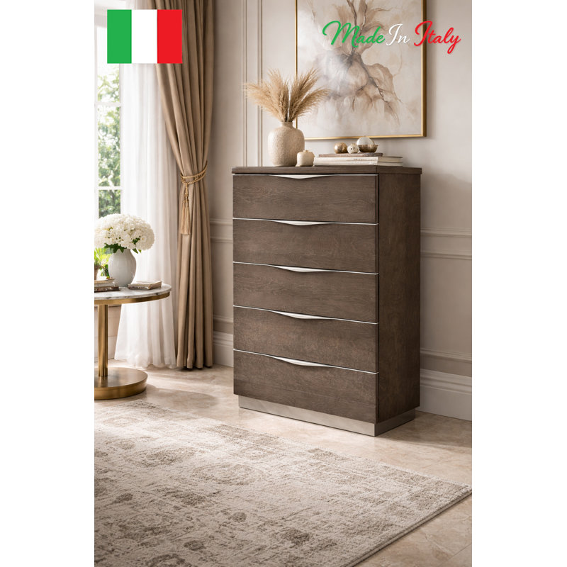Infinity 5 - Drawer Solid Wood Dresser