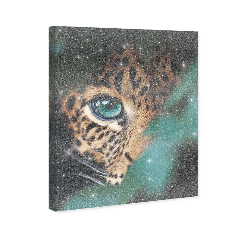 Jungle Watcher I Animals Canvas Print by Oliver Gal, Black Frame, 16 x 20, 16"H x 20"W, Gallery Wrapped