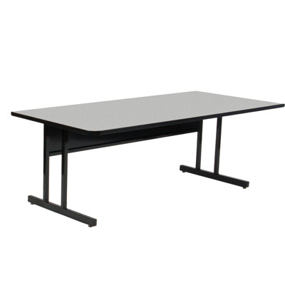 Rectangle Training Table with Modesty Panel