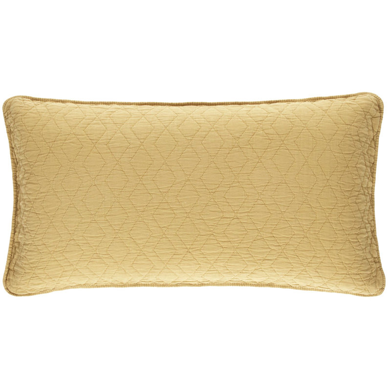 Birdie Quilted Sham, Gold, King