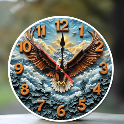Eagle Mountain Wall Clock