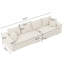 Canapé convertible 102,4 po Cloud-1285289651