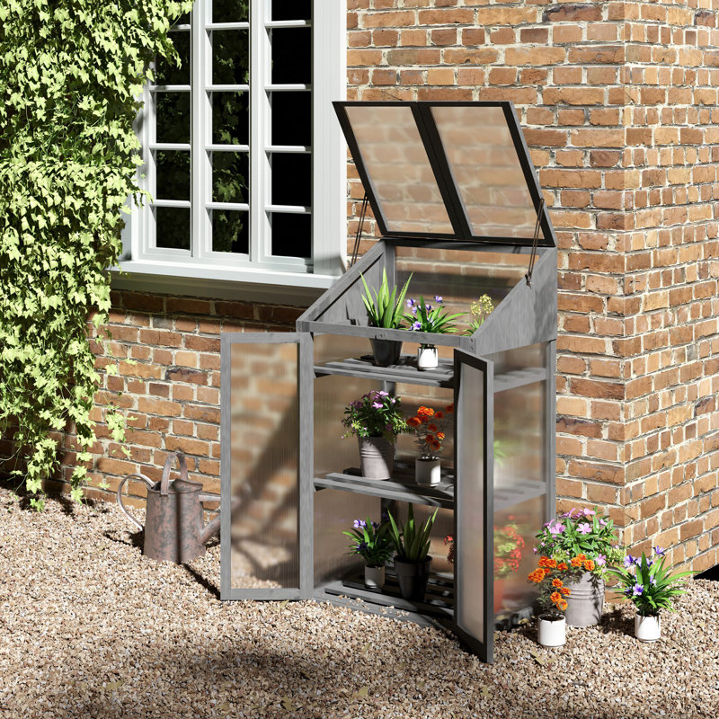 Ahzariah 2.3 Ft W x 1.6 Ft D Growing Rack