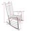 Chaise Adirondack à bascule en bois massif-623399316